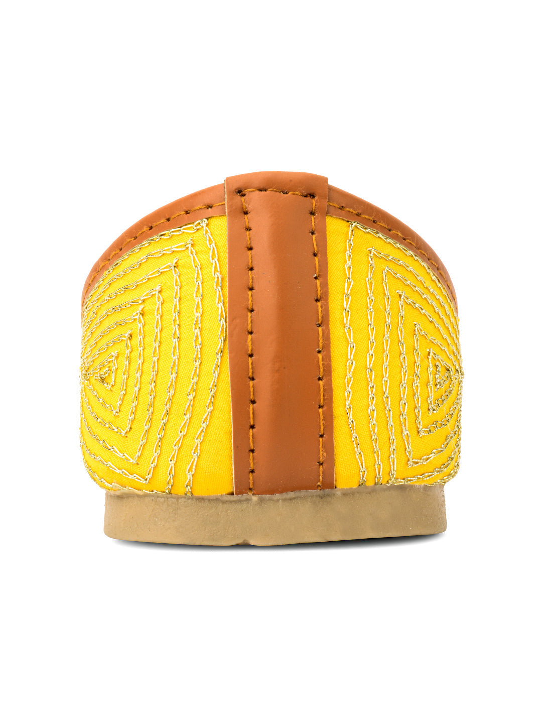 Desi Colour Women Indian Ethnic Footwear-Yellow Pipe | Grocsy