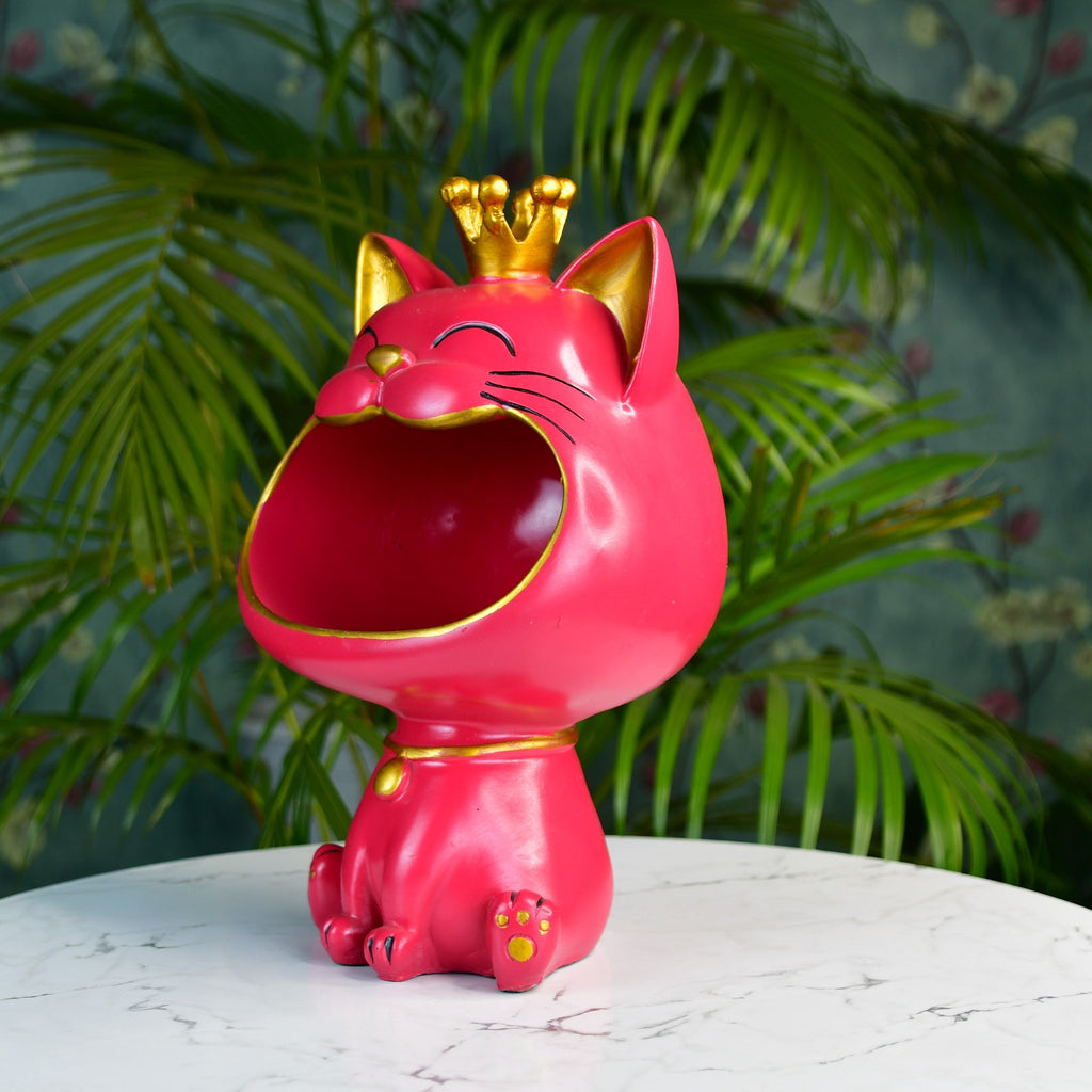 Sowpeace Moulded Resin Cat Holder | Grocsy