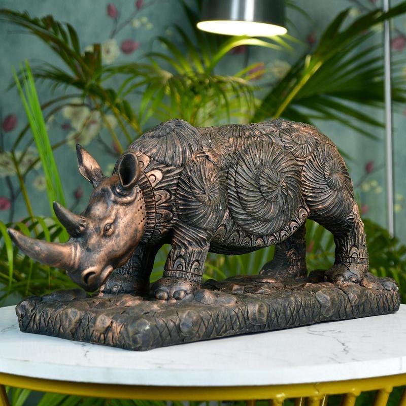 Sowpeace Resin Rhino Decor | Grocsy