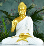 Sowpeace Resin Gold Buddha Decor | Grocsy