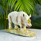 Sowpeace Resin White Rhino Decor | Grocsy