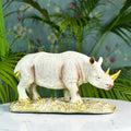 Sowpeace Resin White Rhino Decor | Grocsy