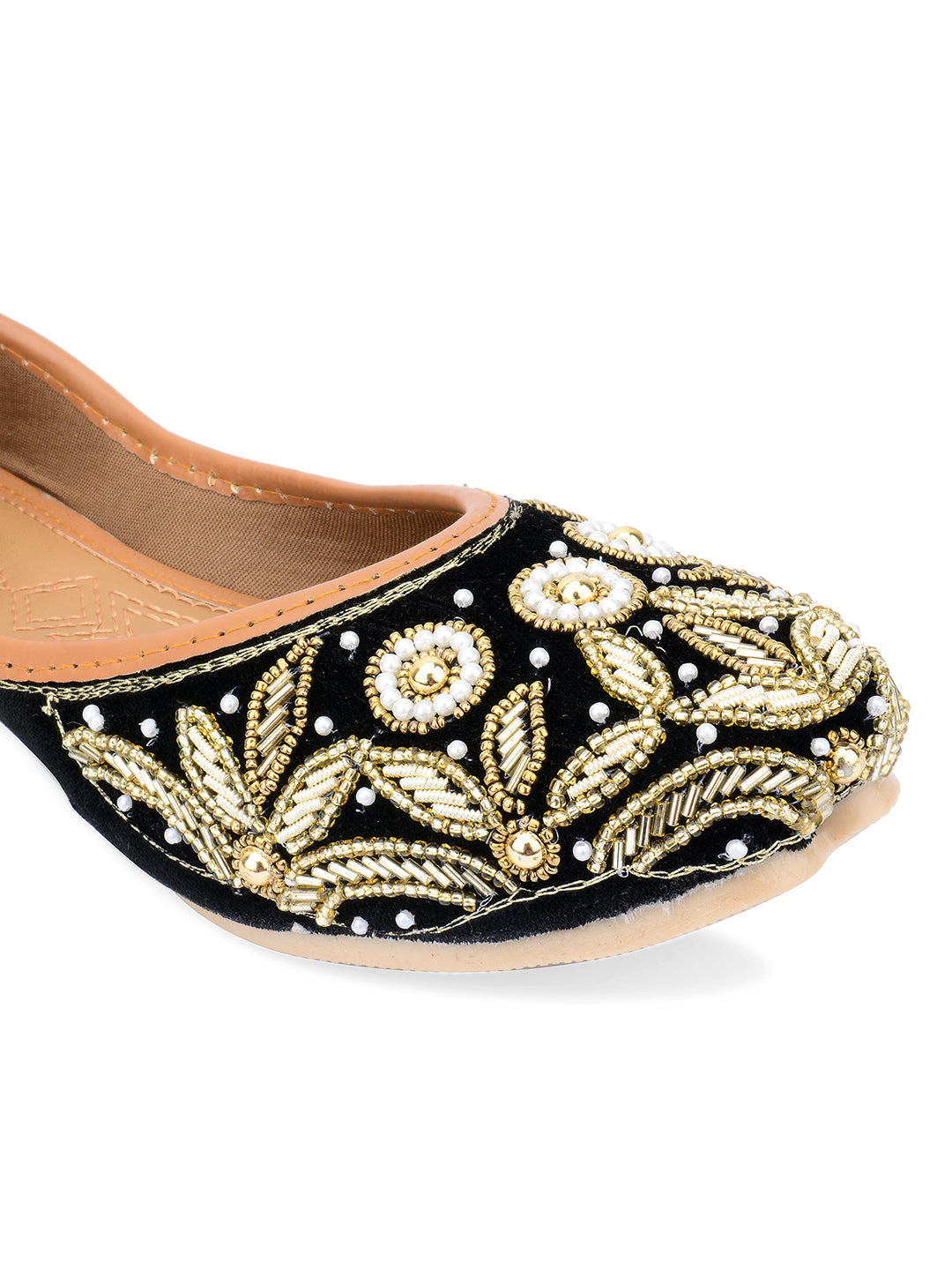 Desi Colour Women Indian Ethnic Footwear-Velvet Wedding-7 | Grocsy