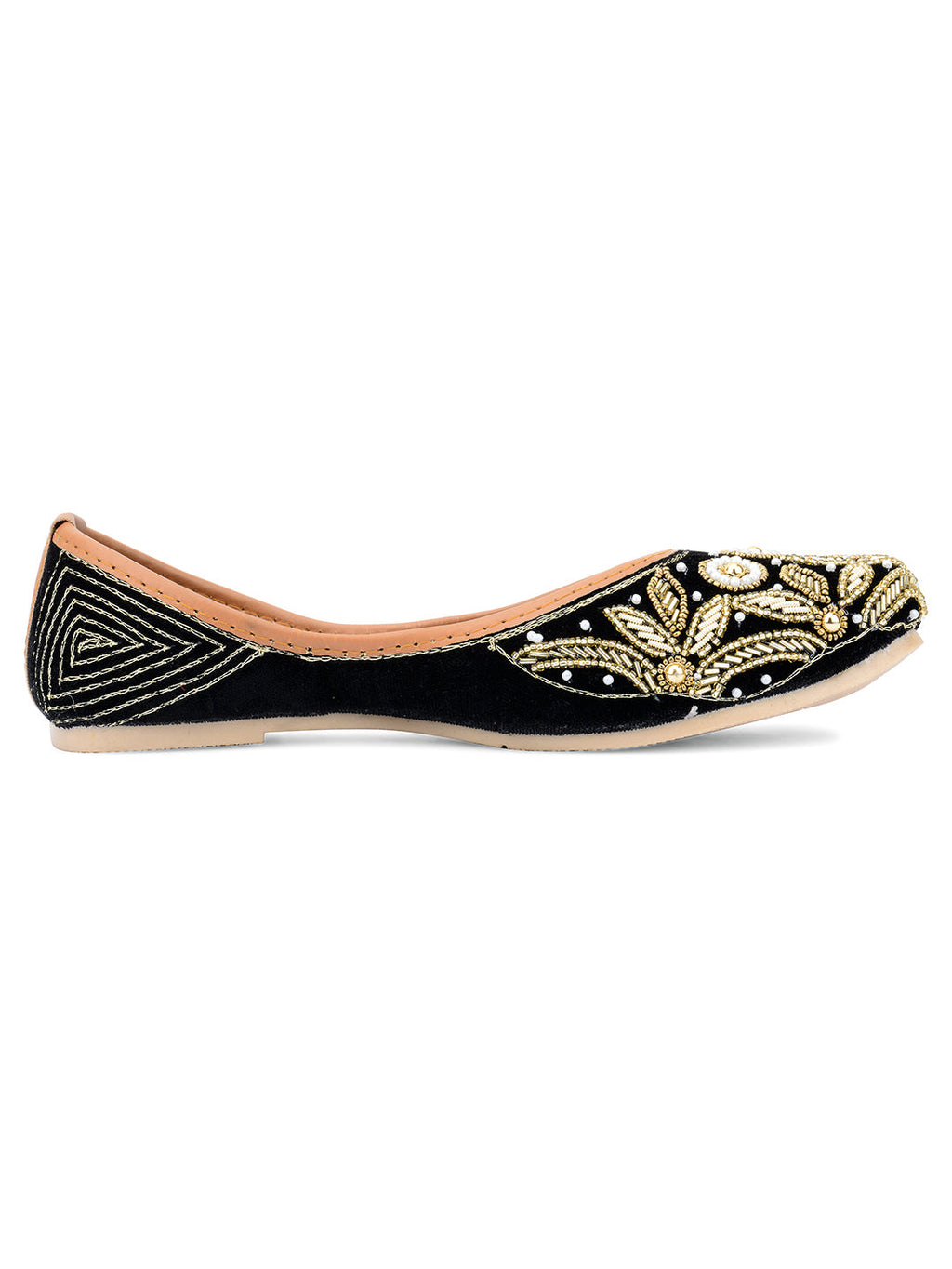 Desi Colour Women Indian Ethnic Footwear-Velvet Wedding-7 | Grocsy
