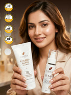 Flawora Set of Golden Glow Face Wash and D-Tan Lotion | Grocsy