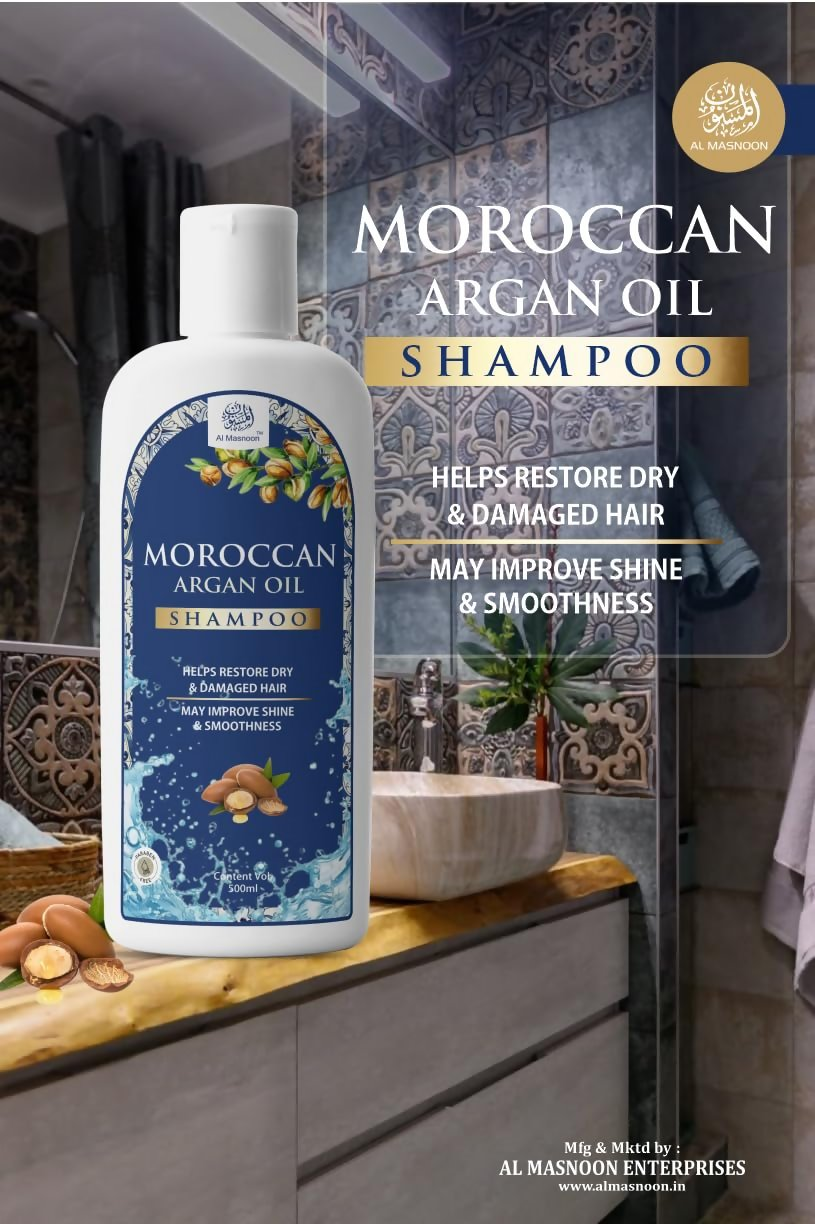 Al Masnoon Moroccan Argan Oil Shampoo | Grocsy