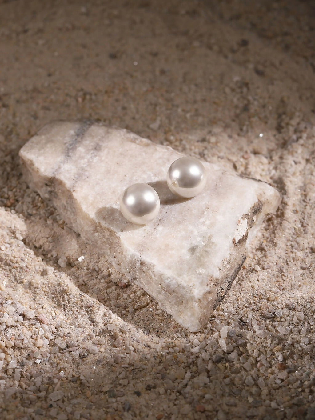 Pearl Studs (20 MM)- Ruby Raang | Grocsy