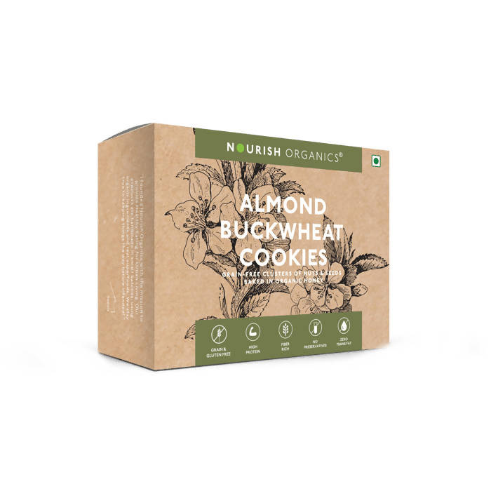 Nourish Organics Almond Buckwheat Cookies | Grocsy