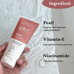 Globus Naturals Pearl Face Wash with Vitamin-E & Niacinamide | Grocsy