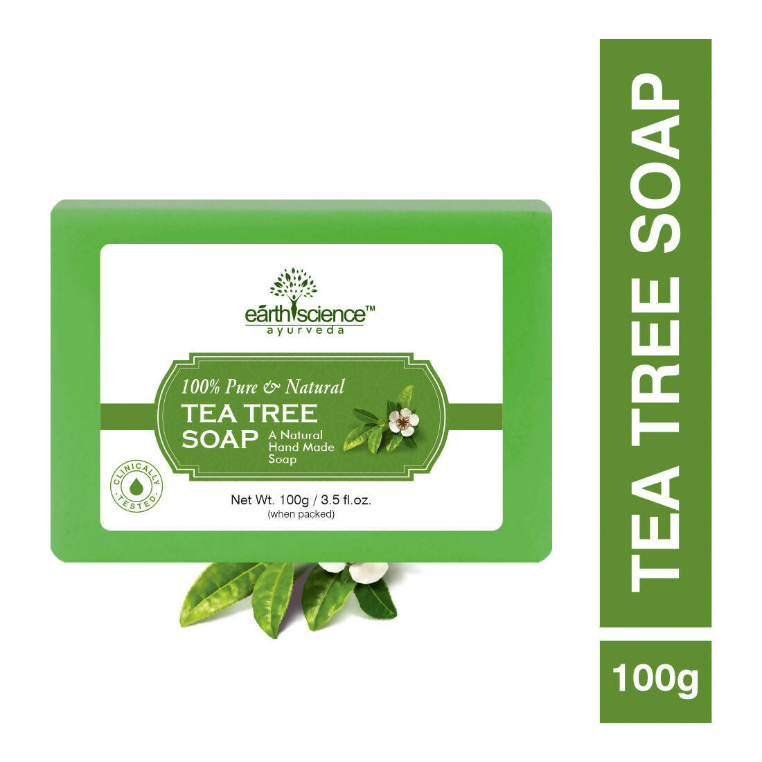 Earth Science Ayurveda Tea Tree Bath Soap | Grocsy
