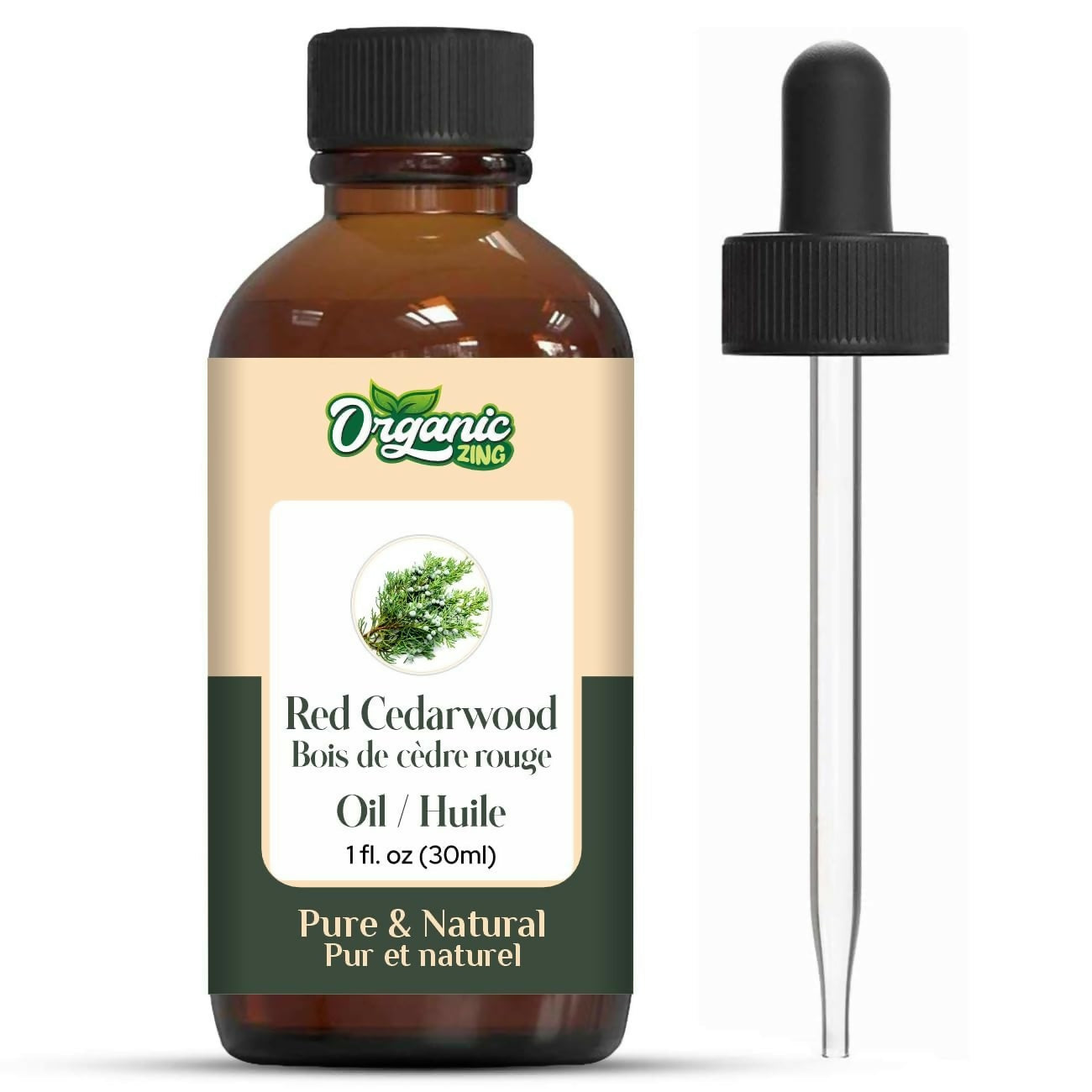 Organic Zing Red Cedarwood (Thuja plicata) Oil | Grocsy