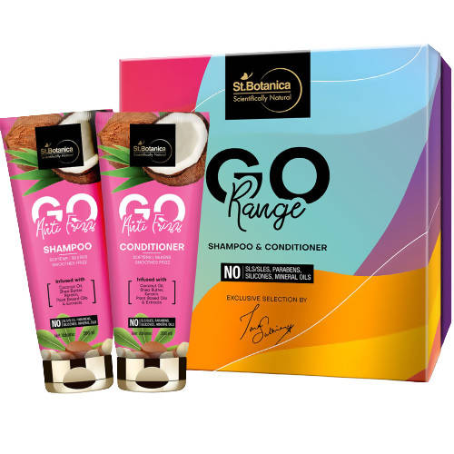 St.Botanica Go Anti Frizz Shampoo And Conditioner Combo | Grocsy