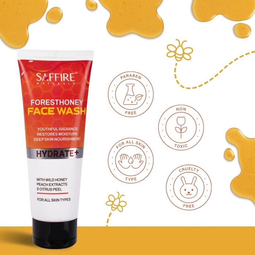 Saffire Naturals Forest Honey Face Wash | Grocsy