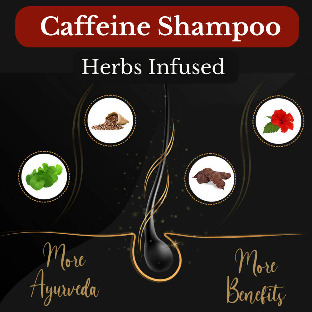 Prakruth Care Premium Herbal Intense Caffeine Shampoo | Grocsy