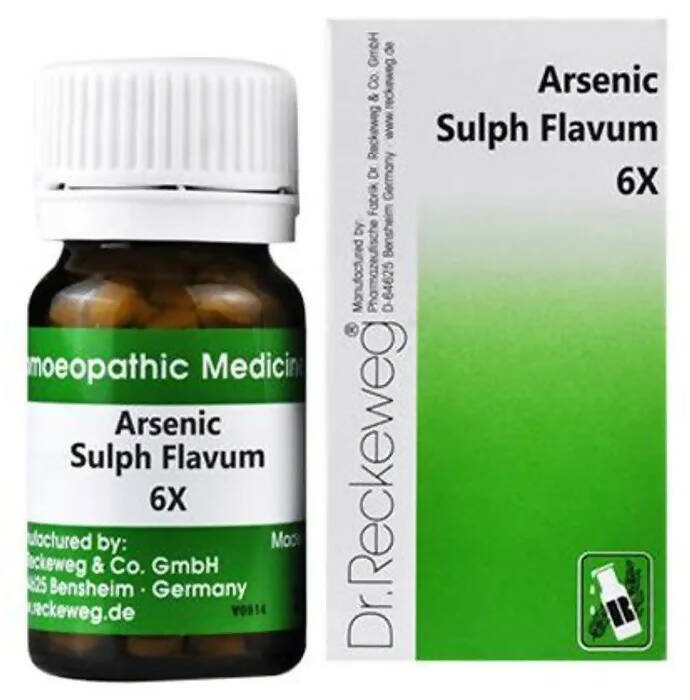 Dr. Reckeweg Arsenic Sulph Flavum Trituration Tablets | Grocsy