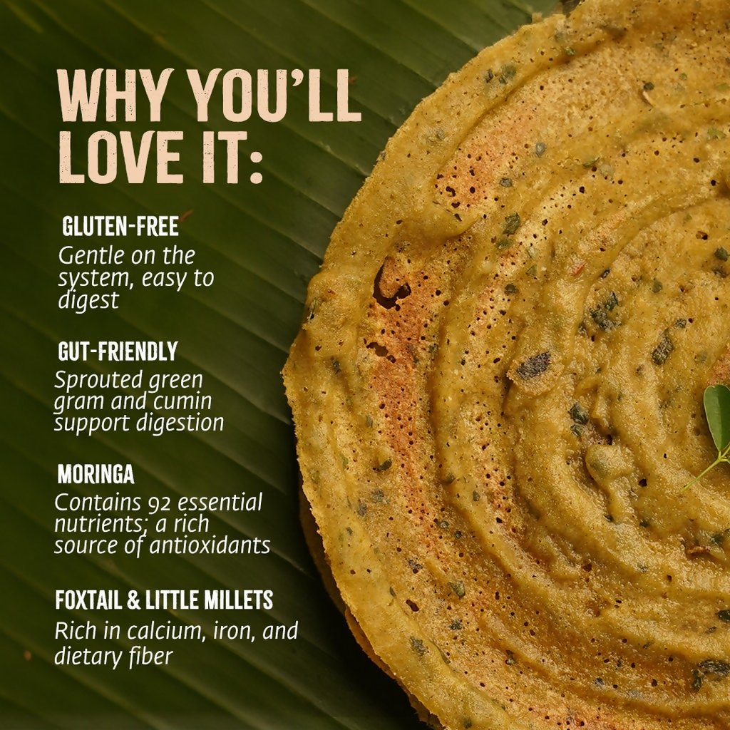 Isha Life Millet and Moringa Dosa Mix | Grocsy