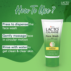 Lacto Calamine Facewash With Neem, Aloe Vera & Turmeric | Grocsy