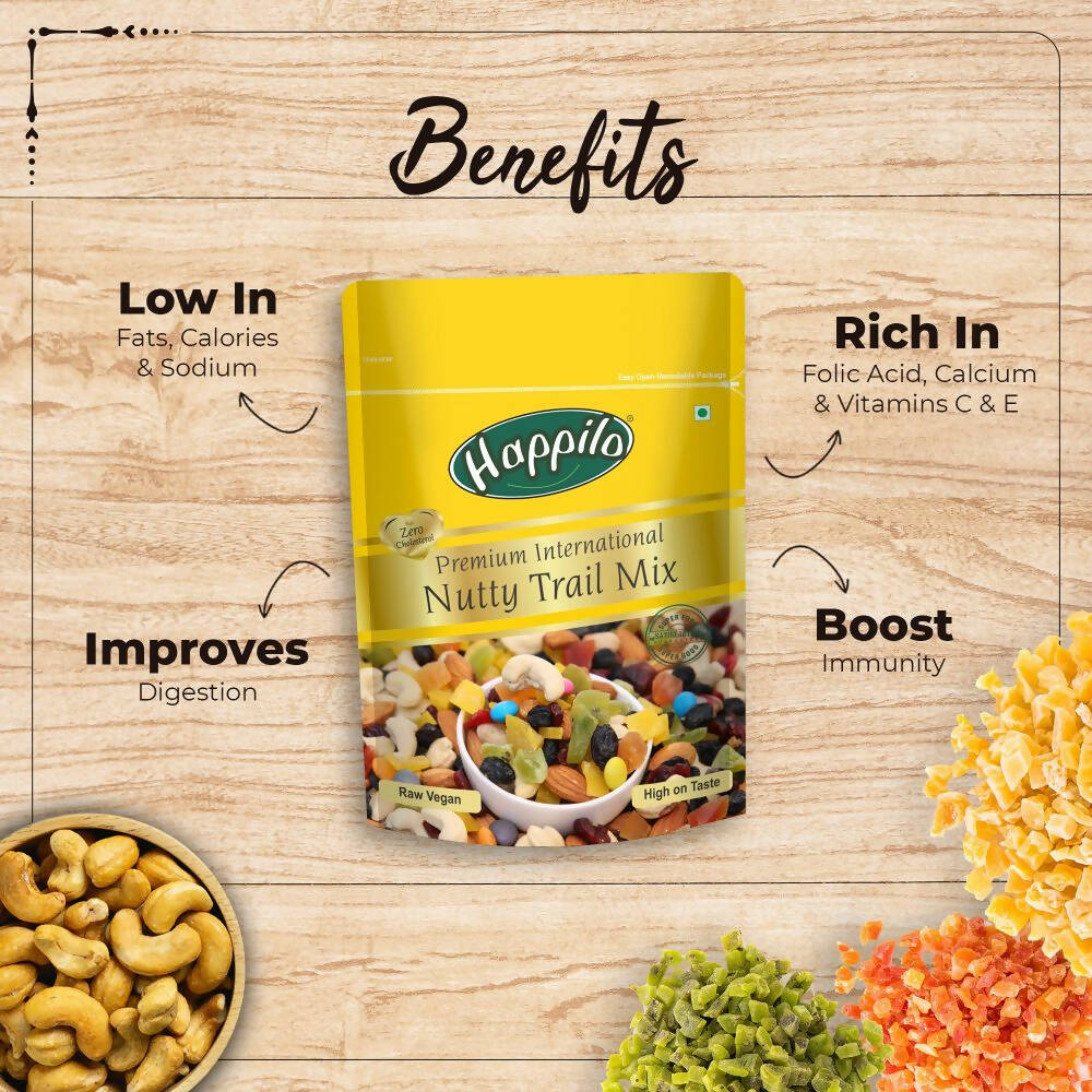 Happilo Premium Nutritious Nutty Trail Mix | Grocsy