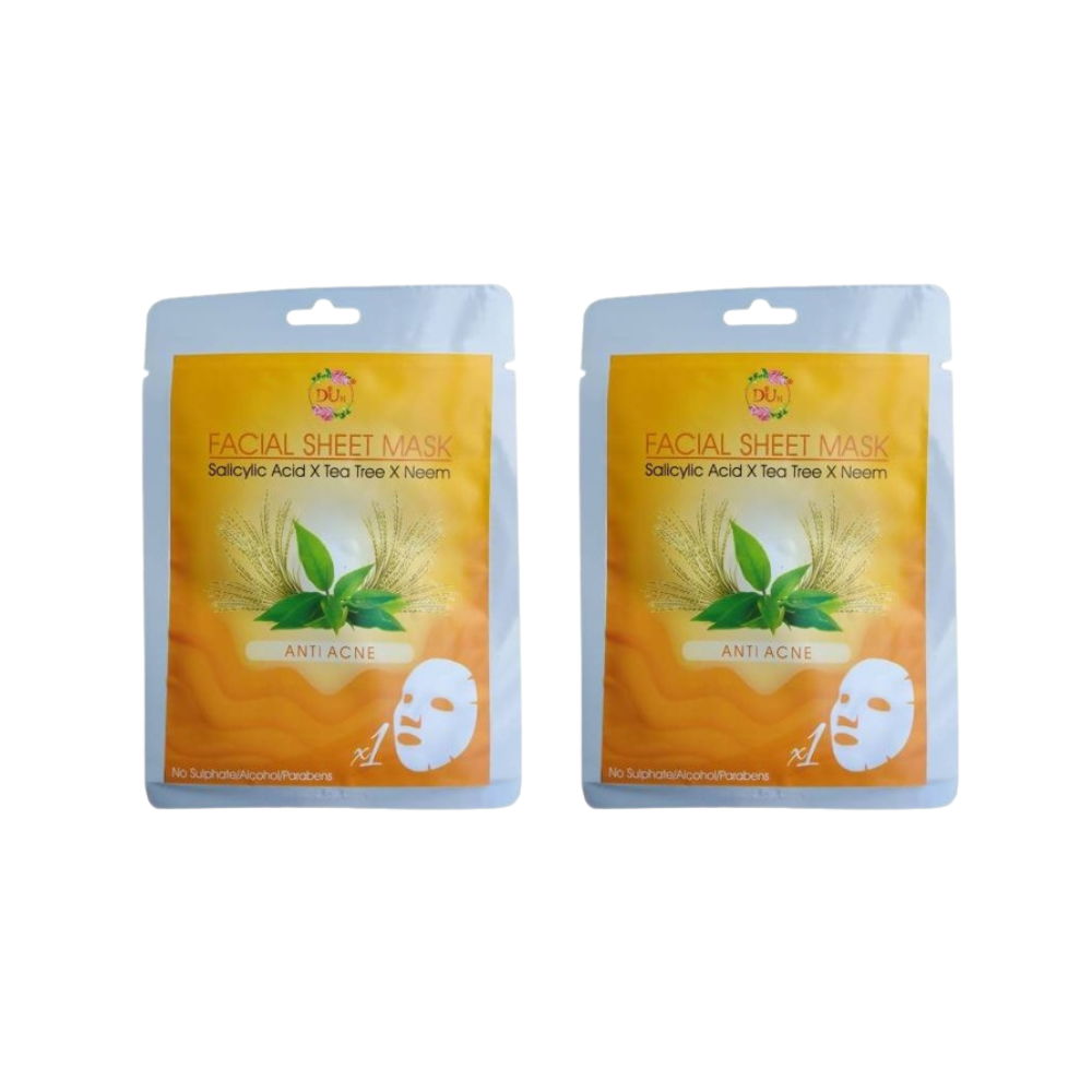Duh Facial Sheet Mask - Anti Acne | Grocsy