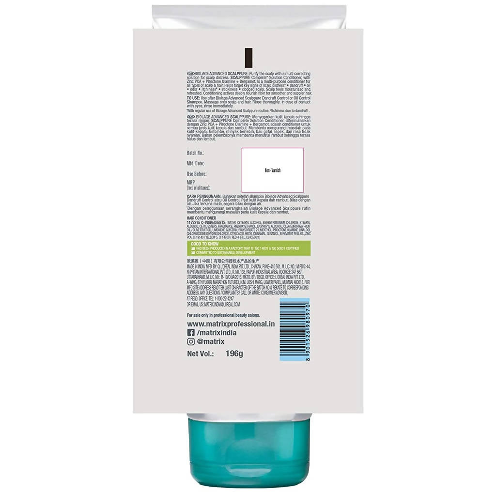 Matrix Biolage Advanced Scalppure Conditioner | Grocsy