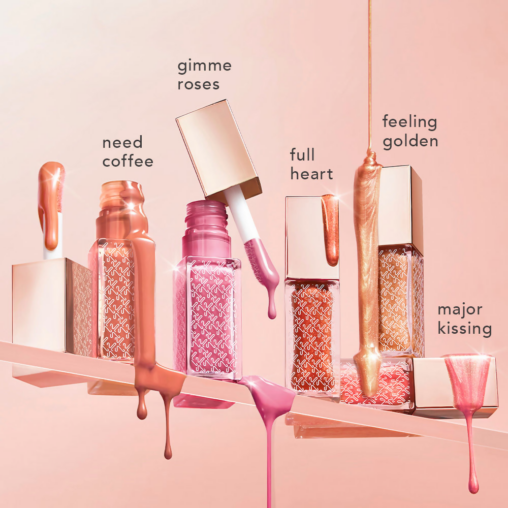 Kay Beauty FullFill Tinted Lip Plumping Gloss - Gimme Roses | Grocsy