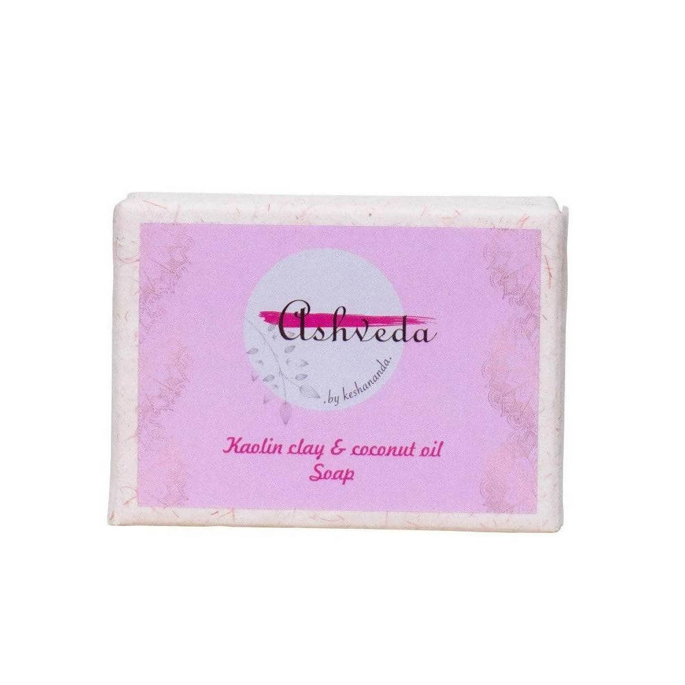 Keshananda Ashveda Kaolin Clay & Coconut Oil Soap | Grocsy