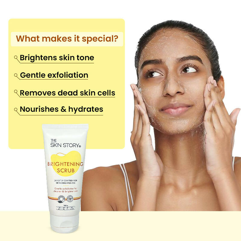 The Skin Story Salicylic Acid Brightening Face Scrub | Grocsy