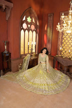 Lehenga Mart Designer Wedding Lehenga Choli For Women - Parrot Green | Grocsy