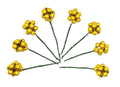 Gold Beaded Hair Brooches | Grocsy