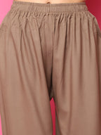 TAG 7 Women Flared Ethnic Palazzos | Grocsy