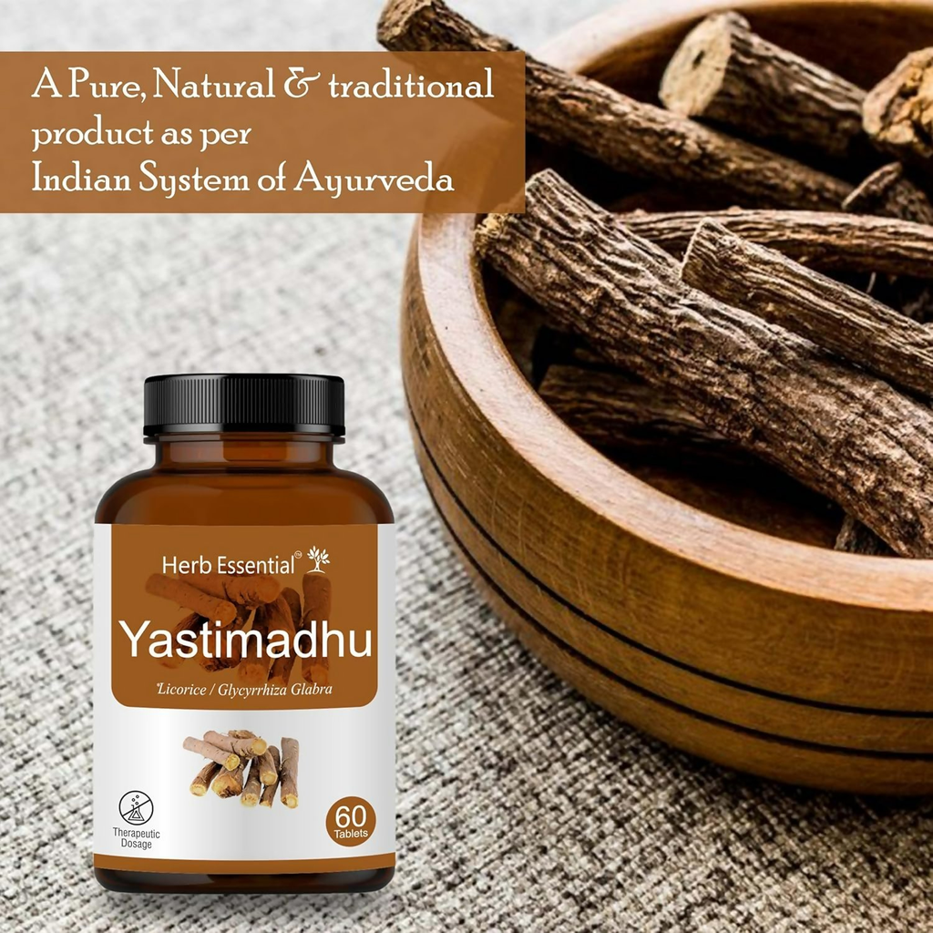 Herb Essential Yashtimadhu Tablets | Grocsy