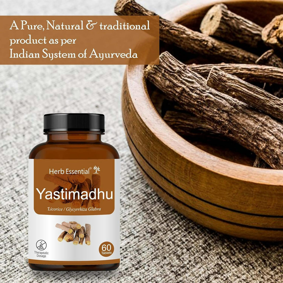 Herb Essential Yashtimadhu Tablets | Grocsy