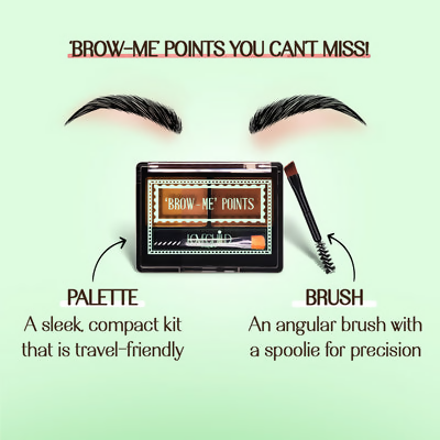 LoveChild By Masaba Gupta Brow - Me Points Brow Binge Palette | Grocsy