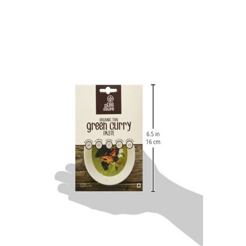 Pure & Sure Organic Thai Green Curry Paste | Grocsy