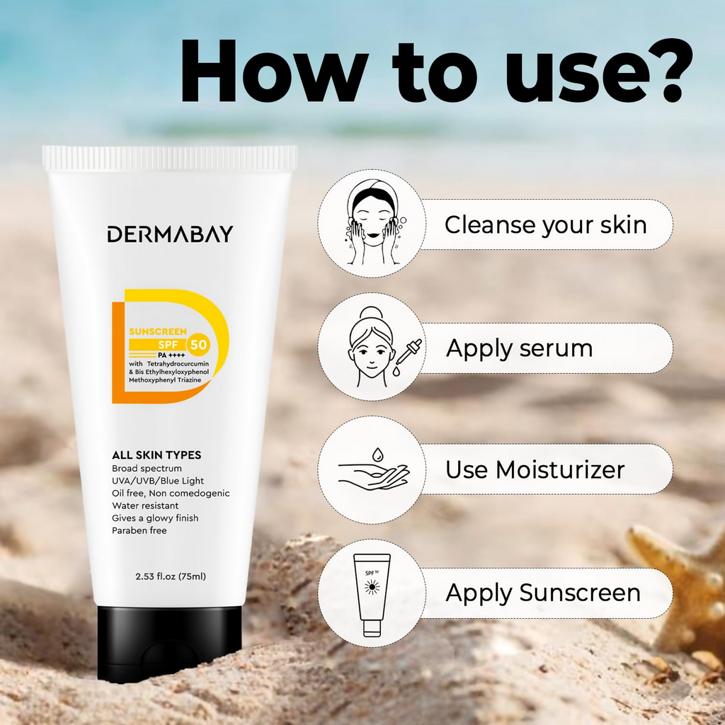 Dermabay Sunscreen SPF 50 PA++++ | Grocsy