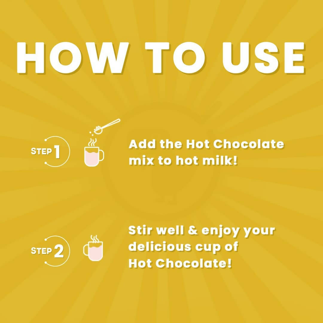Bevzilla Hot Chocolate Powder (Hazelnut) Drink Powder With Organic Date Palm Jaggery | Grocsy