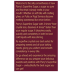 Parry's Superfine Sugar | Grocsy