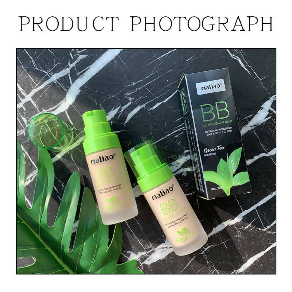 Maliao Professional Matte Look Bb Blemish Green Tea Balm Cream | Grocsy