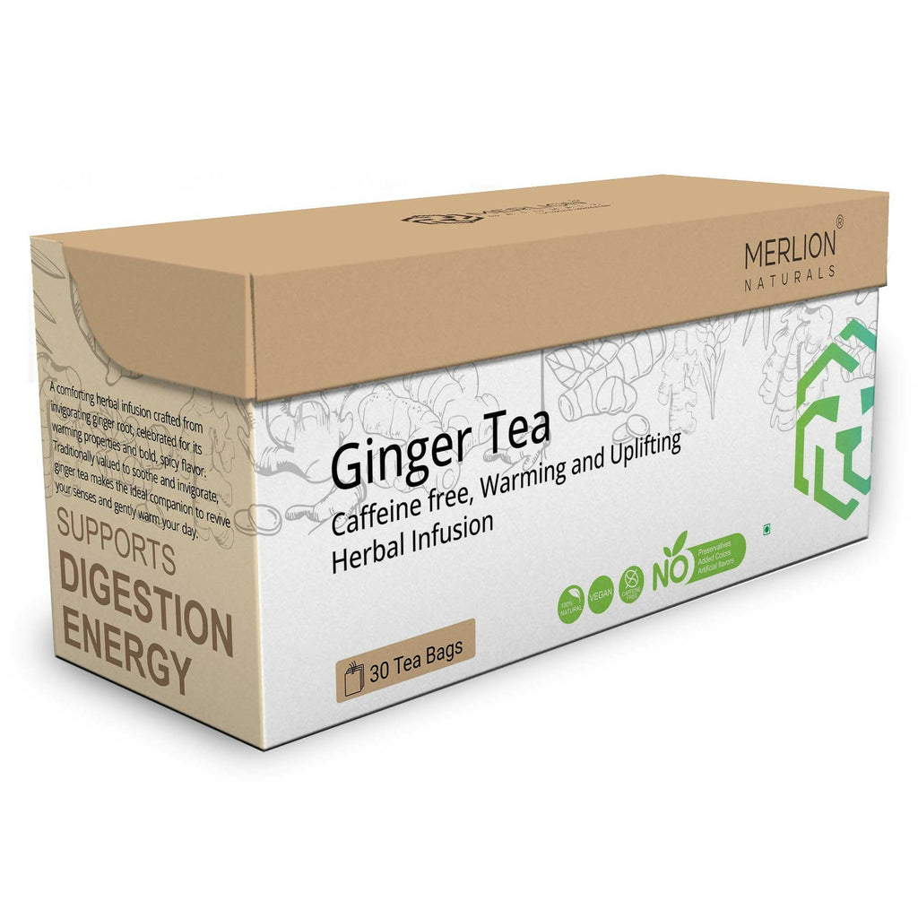 Merlion Naturals Ginger Tea Bags | Grocsy