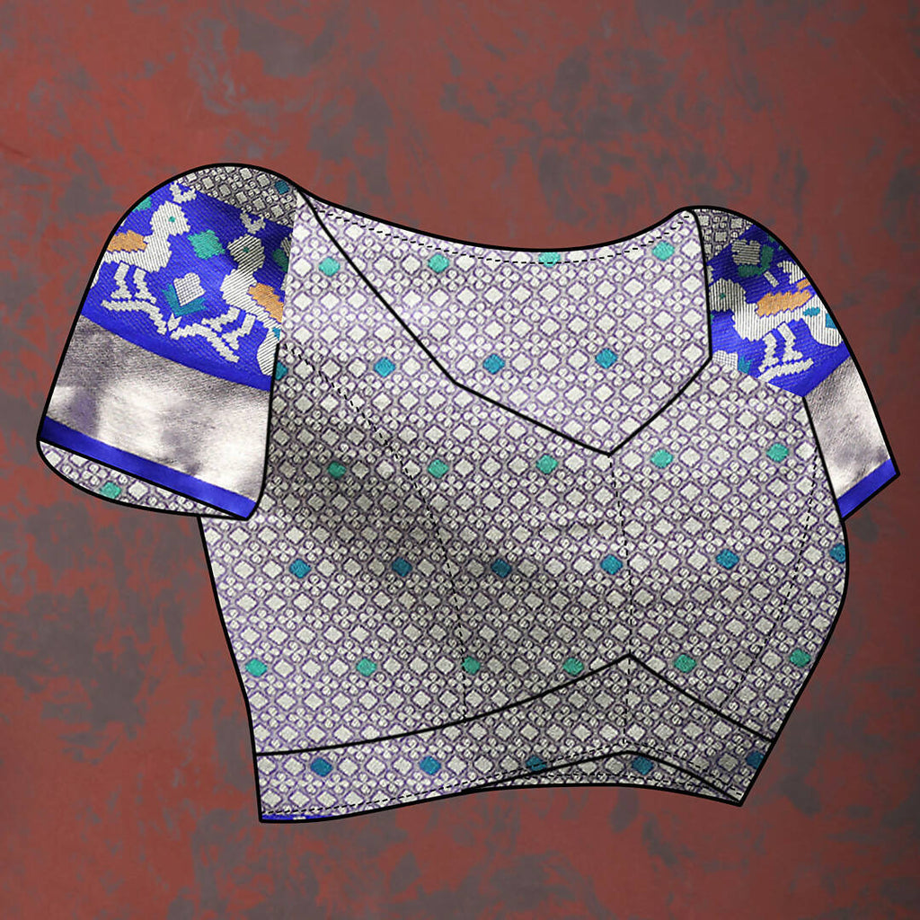 Lorenvalley Fashion Pink Organza Silk Woven Design with Meenakari Weaving Saree | Grocsy
