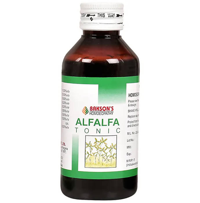 Bakson's Homeopathy Alfalfa Tonic | Grocsy