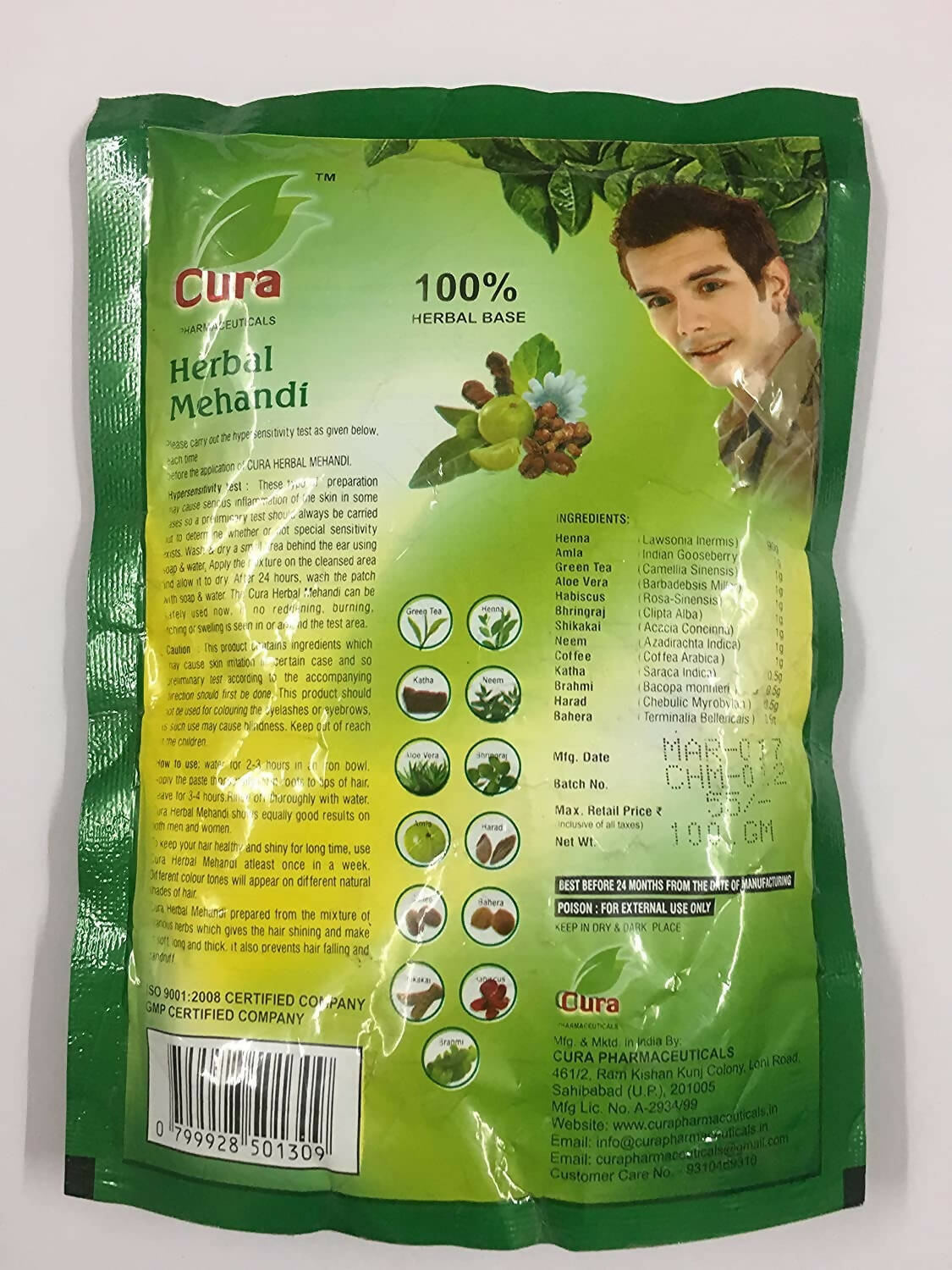 Cura Herbal Mehandi | Grocsy