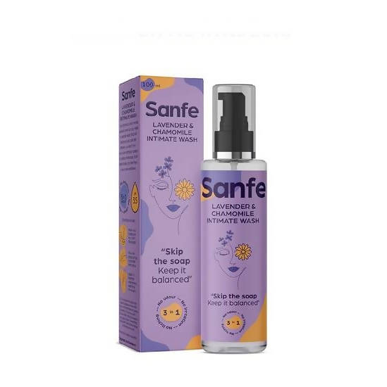 Sanfe Lavender & Chamomile 3 In 1 Intimate Wash | Grocsy