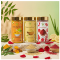 Herbal Aura Rose Petals Powder Kasturimajal Powder Multani Mitti Powder | Grocsy