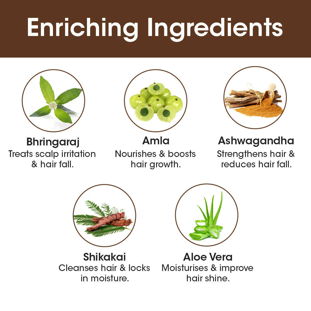 TAC - The Ayurveda Co. Bhringabali Hair Conditioner for Dry & Frizzy Hair with Amla & Bhringraj | Grocsy