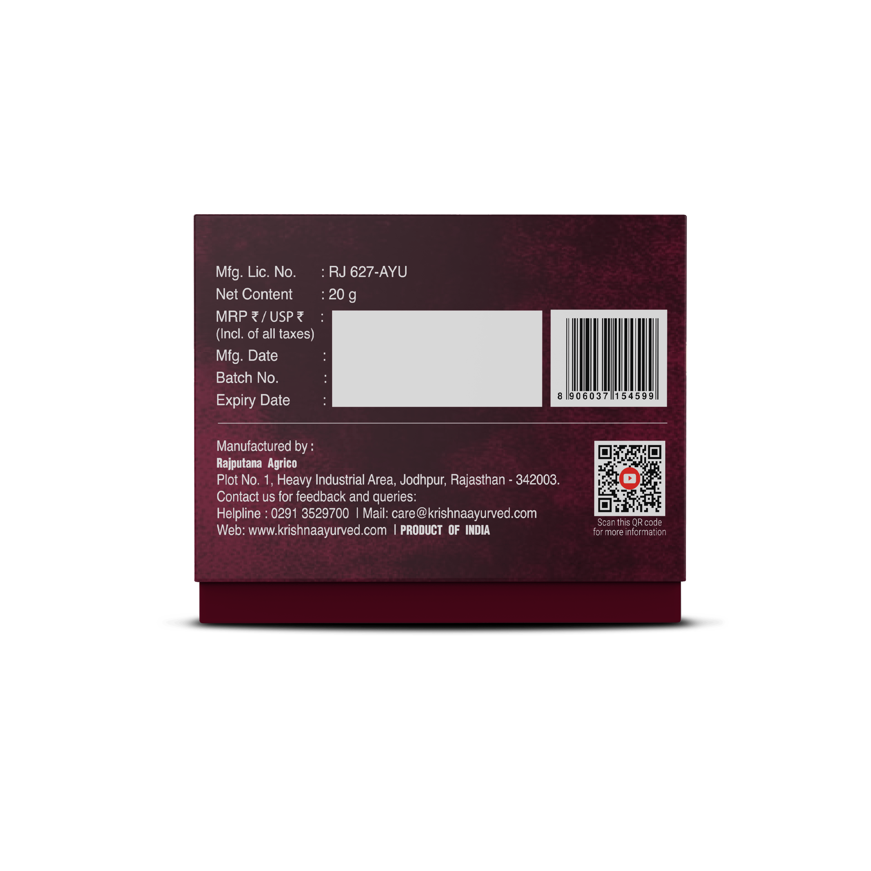 Krishna'S Herbal & Ayurveda Himalayan SJ Resin Women | Grocsy