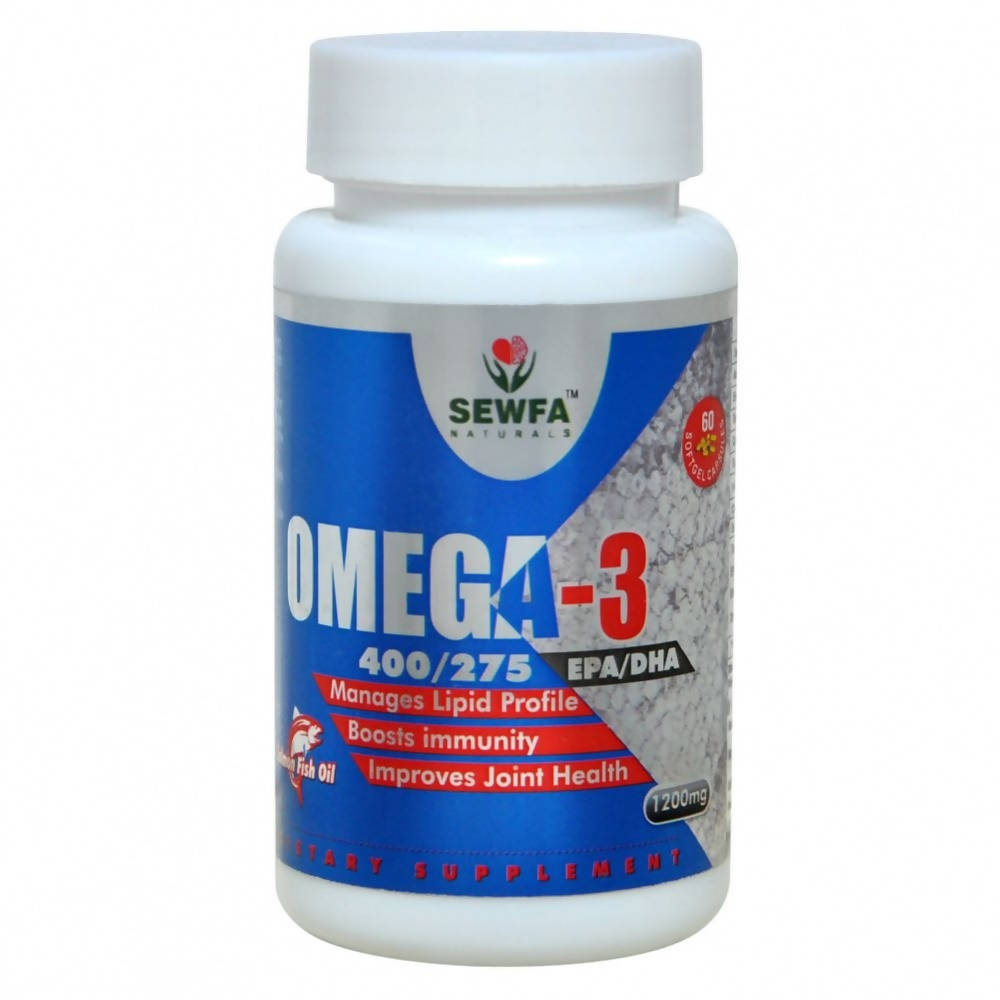 Sewfa Naturals 1200mg Omega - 3 Capsules | Grocsy