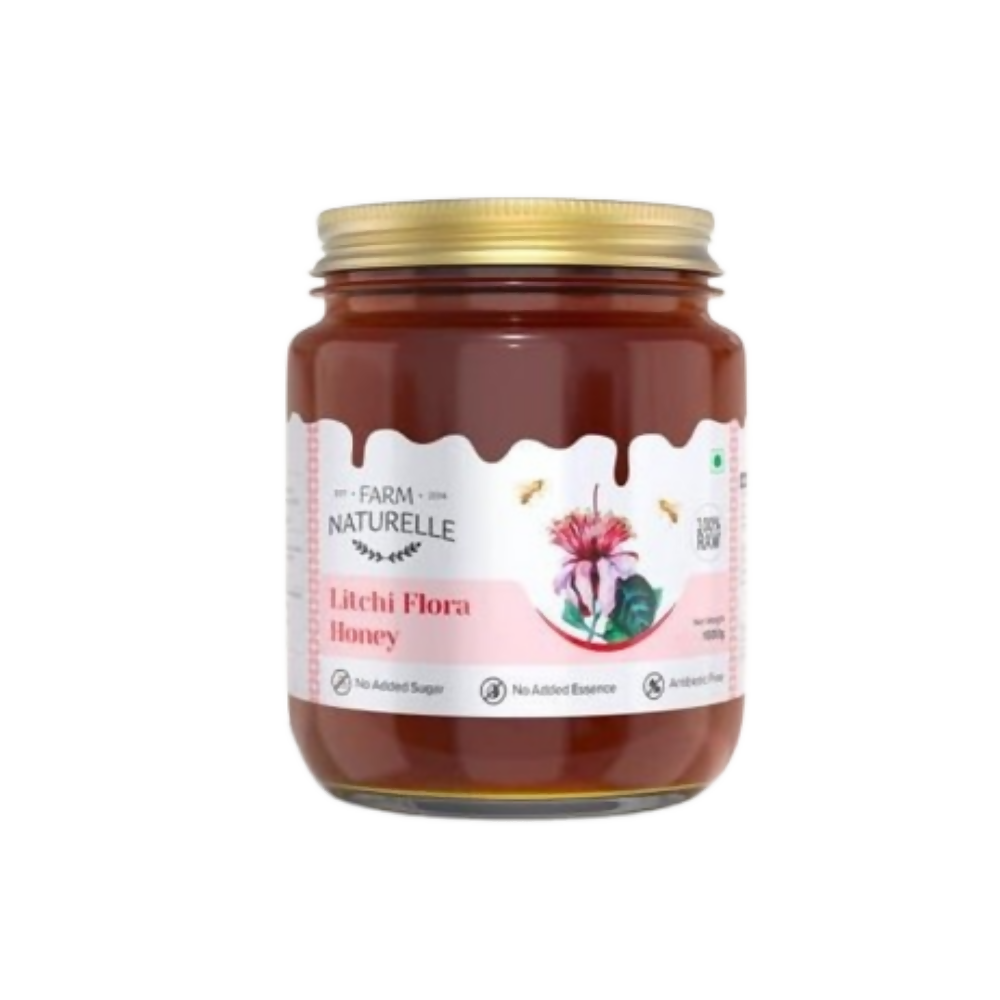 Farm Naturelle 100% Pure Litchi Flora Honey – Natural Sweetness | Grocsy