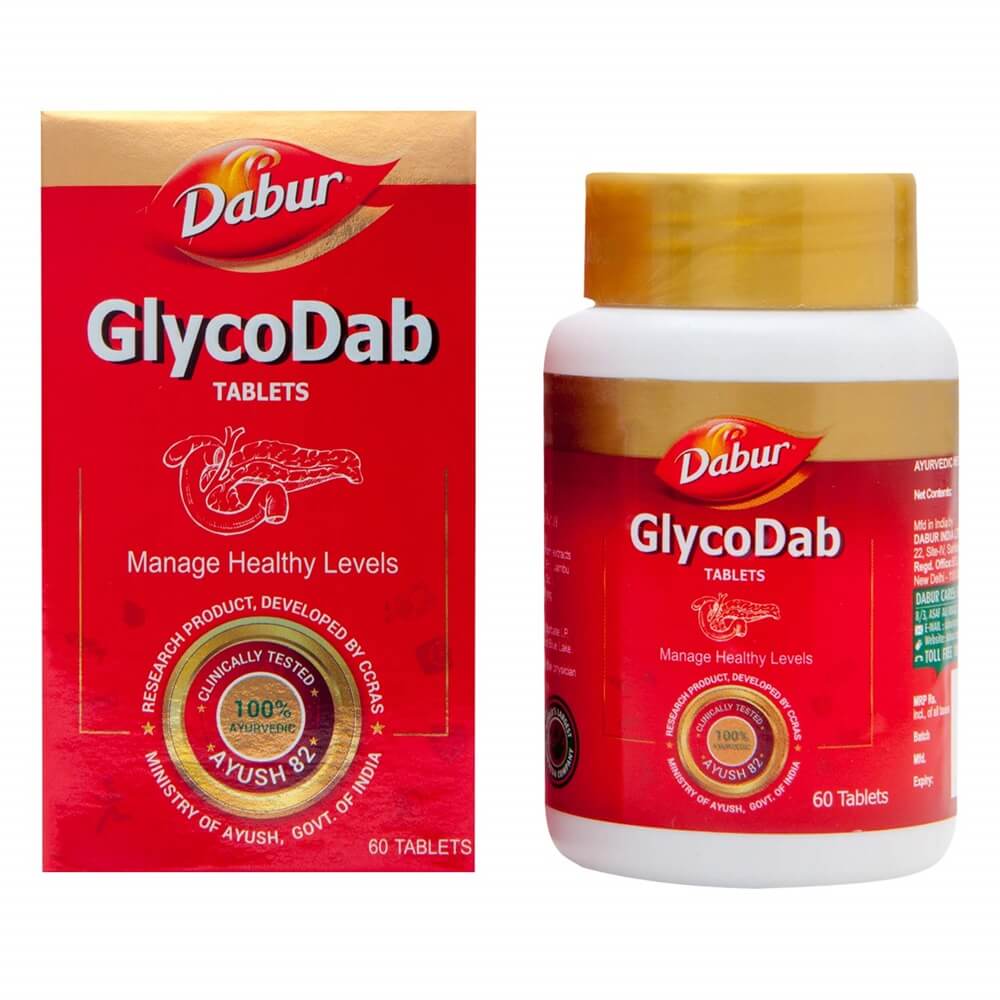 Dabur GlycoDab - 60 Tablets | Grocsy