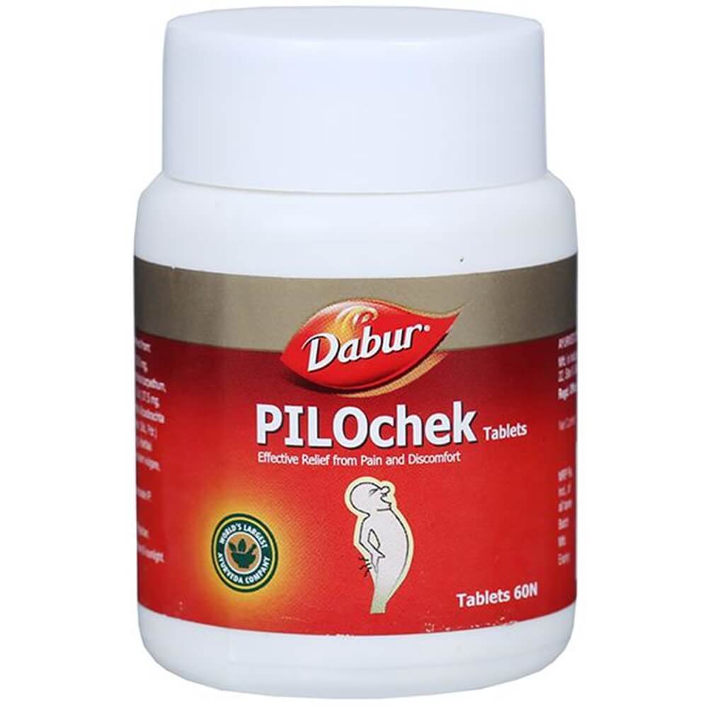Dabur Pilochek - 60 Tablets | Grocsy